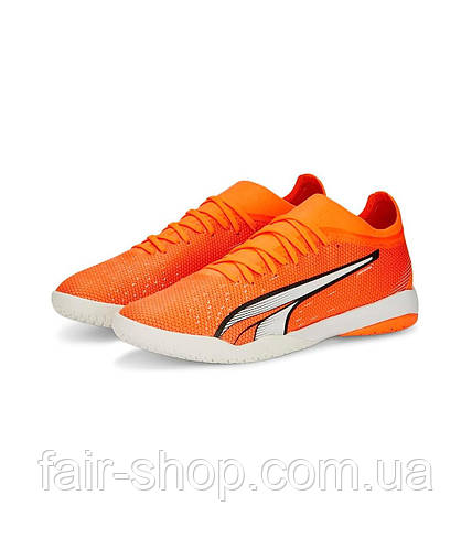 Puma Ultra Match IT Ultra Orange Puma White Blue Glimmer