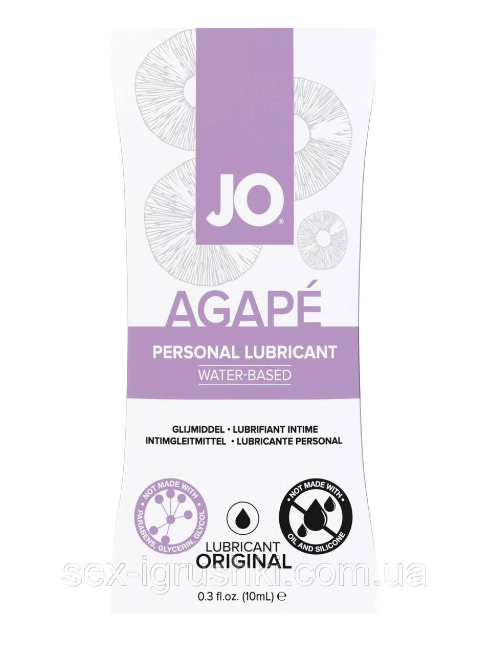 Розпродаж!!! Пробник JO Agape Lubricant (10 мл) (термін до 01.2025)