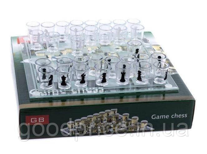 Шахматы рюмки с стеклянной доской 35х35 см подарочный набор алкогольные пьяные шахматы алкоигра - фото 7 - id-p1893739443