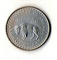 США ½ доллара, 1991 50 лет Национальному мемориалу Рашмор №181