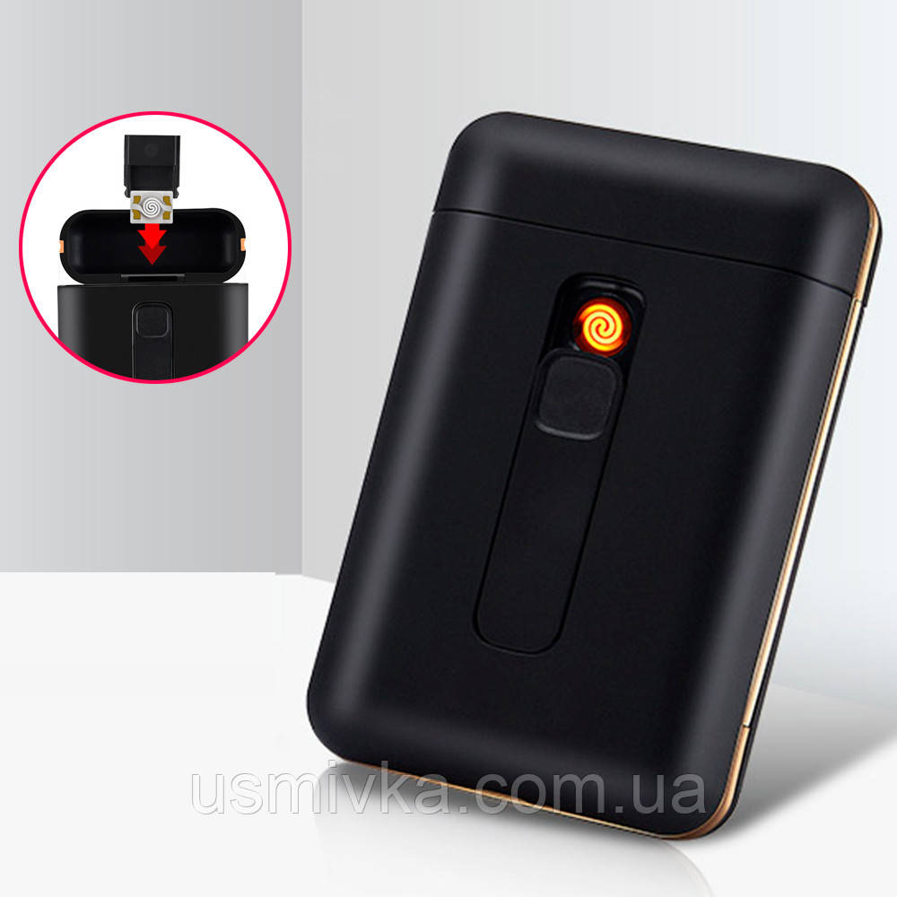 Запальничка usb з футляром 20 шт. у подарунковому пакованні US-524