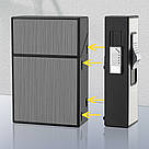 Запальничка герб України юсб та газова два режими полум'я з футляром 641U1, фото 3