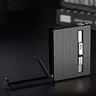 Запальничка USB і газова два режими полум'я з футляром у подарунковому пакованні US-658, фото 3