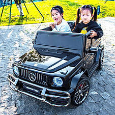 Дитячий електромобіль двомісний джип Mercedes-AMG G63 M 4259EBLR-2 (MP3, SD, USB, мотори 4x45W, акум.12V7A), фото 3