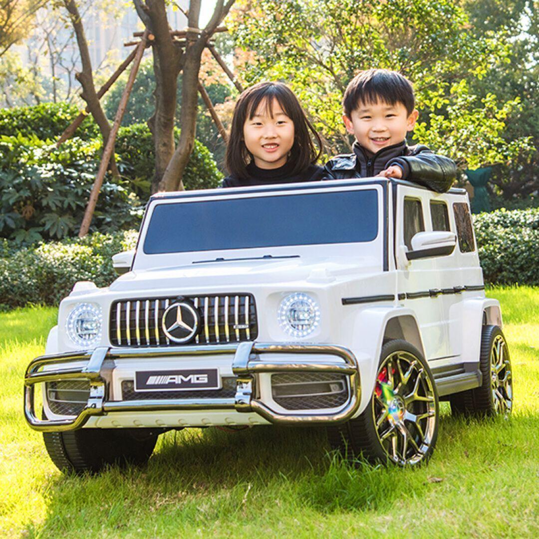 Дитячий електромобіль джип двомісний Mercedes-AMG G63 M 4259EBLR-1 (MP3, SD, USB, двигуни 4x45W, акум.12V7A)
