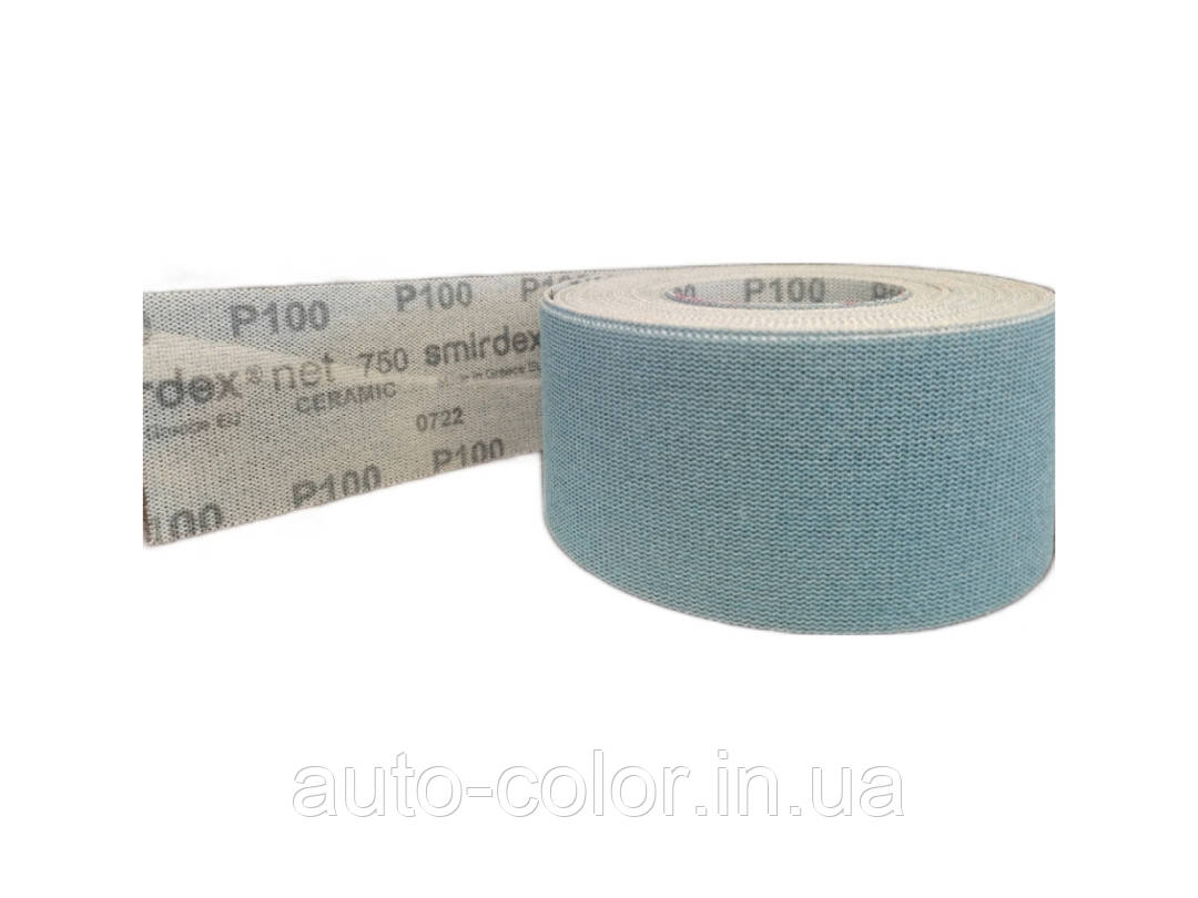 Смужка сіткова Smirdex 750 ceramic net 70 мм. Р80 (25 м)