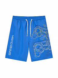 Яскраві купальні пляжні шорти для хлопчика із сіткою