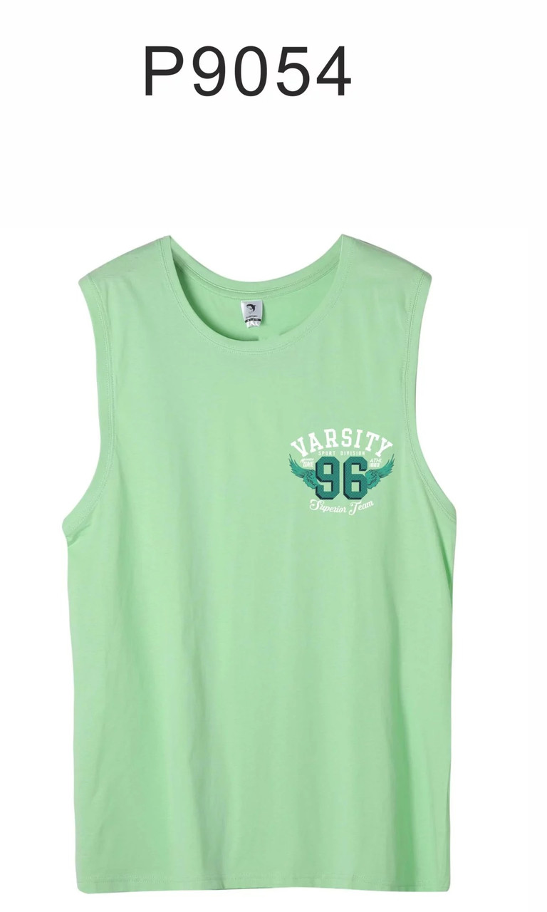 Чоловіча літня майка борцовка із широкими плечима, фото 1