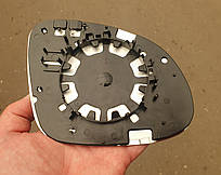 Дзеркальний елемент с підігрівом на ліве дзеркало для Skoda Yeti