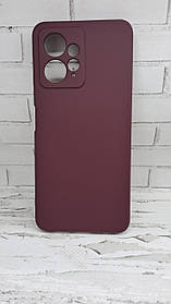 Чохол силікон для Xiaomi Redmi Note 12 накладка бампер Avantis maroon