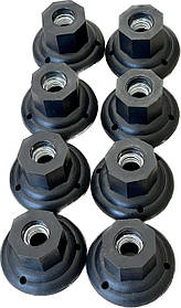 Комплект ніжка велика вісім граній для піддону душової кабіни НБ8Г - 8 шт.