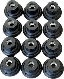 Комплект ніжка велика вісім граній для піддону душової кабіни НБ8Г - 12 шт.