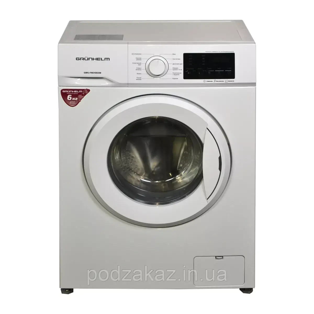 Пральна машина автомат GWS-FN610D2W HLZ, фото 1