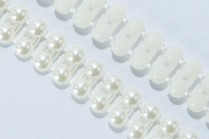 Тасьма пластикова двоїдна, 4 мм, DAK-vx17-Cream, 25 м