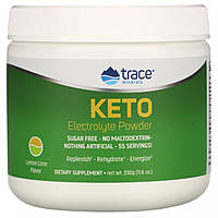 Кето-электролитный порошок, без сахара, со вкусом лайма, Keto Electrolyte Powder, Sugar Free, Lemon