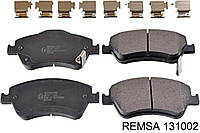 Колодки тормозные передние дисковые REMSA TOYOTA AURIS (_E15_), AURIS (_E18_), COROLLA