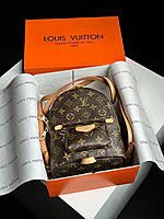 Женский Рюкзак Louis Vuitton Palm Springs Mini Brown Camel