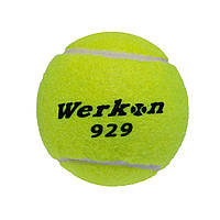 М'яч для великого тенісу Werkon (1 шт.) 9573-1, Салатовий, Розмір (EU) — 1SIZE