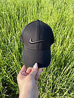 Чорная кепка с сеточкой логотип Найк(Nike)