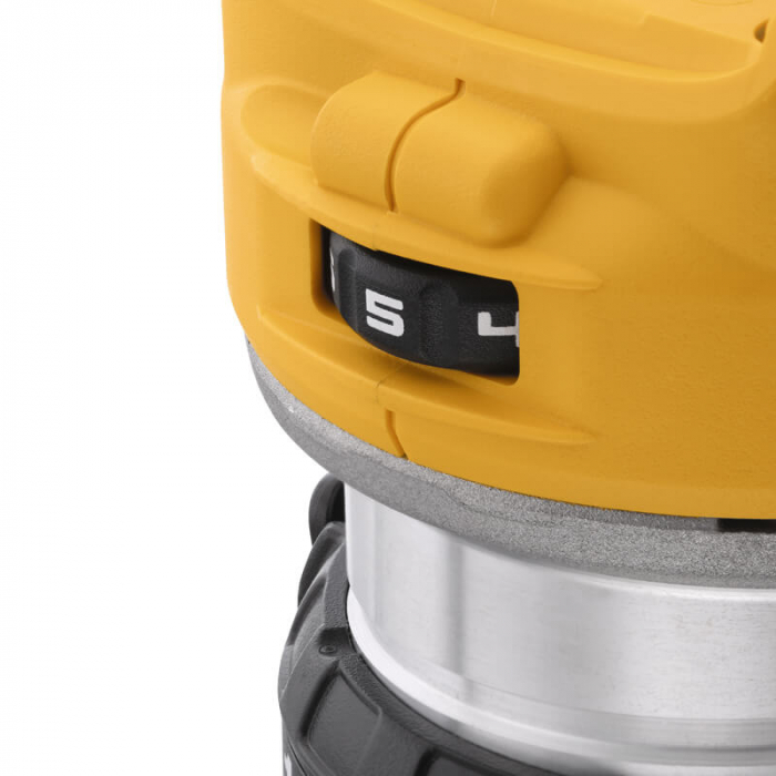 Профессиональный фрезер аккумуляторный бесщёточный DeWALT DCW604NT : Li-Ion 18 В, 25500 об/мин, без АКБ - фото 3 - id-p1893850019