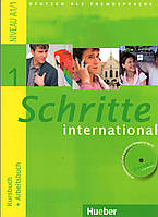 Підручник і робочий зошит Schritte international 1 Kursbuch + Arbeitsbuch mit Audio-CD zum Arbeitsbuch