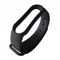 Ремінець Original для фітнес браслета for Xiaomi Mi Band 3/4 Black Soft-touch Колір Чорний