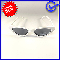 Модные белые солнцезащитные очки Travel черная линза, глянцевая оправа, стиль для солнечных дней