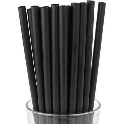 Трубочки для коктейлів в інд.упак. BUBBLE TEA Мікс 50 шт (210х10 мм), фото 2