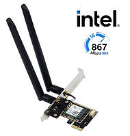 Сетевая карта Wi-Fi Intel 7260AC 2.4/5G 300/867 Mbps Bluetooth 4.0