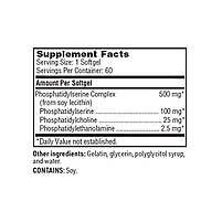 Klaire Labs SeraBella Plus (Phosphatidyl Serine) / Фосфатидилсерін 60 капсул BX917, фото 4