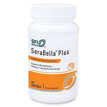 Klaire Labs SeraBellaTM Plus (Phosphatidyl Serine) — 60 Softgels / ФОСФАТИДІЛ СЕРИН Klaire Labs 60 капсул