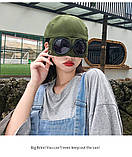 Кепка, бейсболка "Стипанк Авіатор". Кепка-окуляри на заклепках "Steampunk Aviator", фото 7