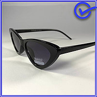 Уникальные солнцезащитные очки Travel черная глянцевая оправа, черная линза, стиль и защита