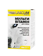 Вітаміни Unicum Premium "мультивітамін" для собак 100 табл. 100 г