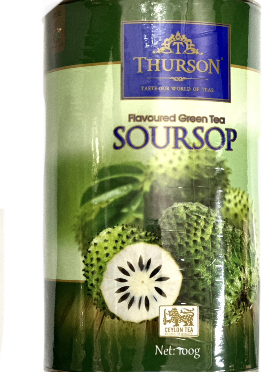 Чай Thurson 100 г Green Soursop зелений із саусепом у тубусі