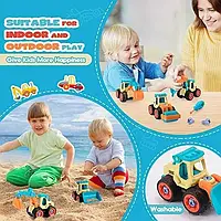 Набор конструктора для создания строительных автомобилей 6 в 1 Sunarrive Diy Toys Construction Vehicles