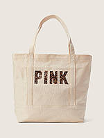 Тканинна пляжна сумка PINK Victoria's Secret Canvas Tote Bag