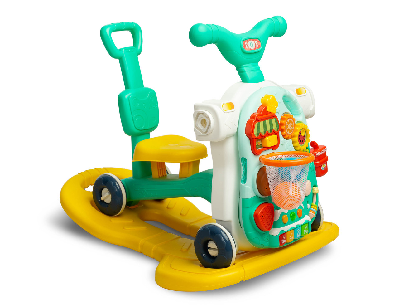 Каталка-ходунки багатофункціональний столик 5 в 1 TOYZ Turquoise, фото 1