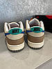 Чоловічі Кросівки Nike SB Dunk Brown Beige Blue / Найк СБ Данк Коричневі з Бежевим та Синім, фото 9