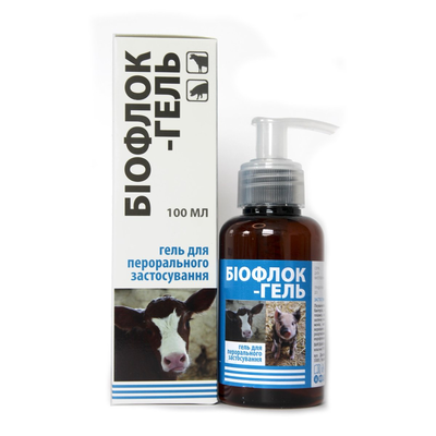 Гель оральний Біофлок 0,5% для телят та поросят, 100 мл, фото 1