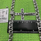 Чоловічий срібний комплект прямий православний хрест та ланцюжок 925 проба, фото 8