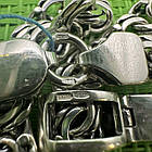 Чоловічий срібний комплект прямий православний хрест та ланцюжок 925 проба, фото 9