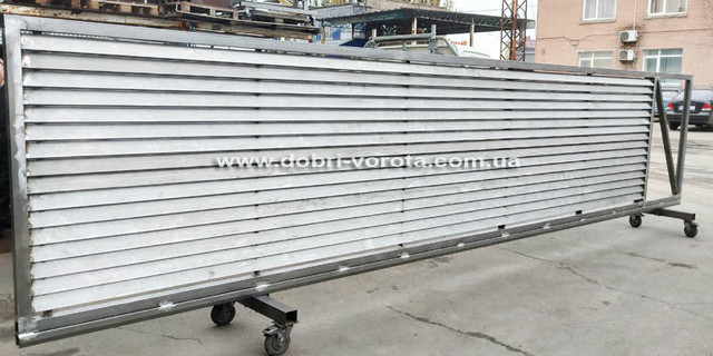 Ворота штакетник Ворота под жалюзі