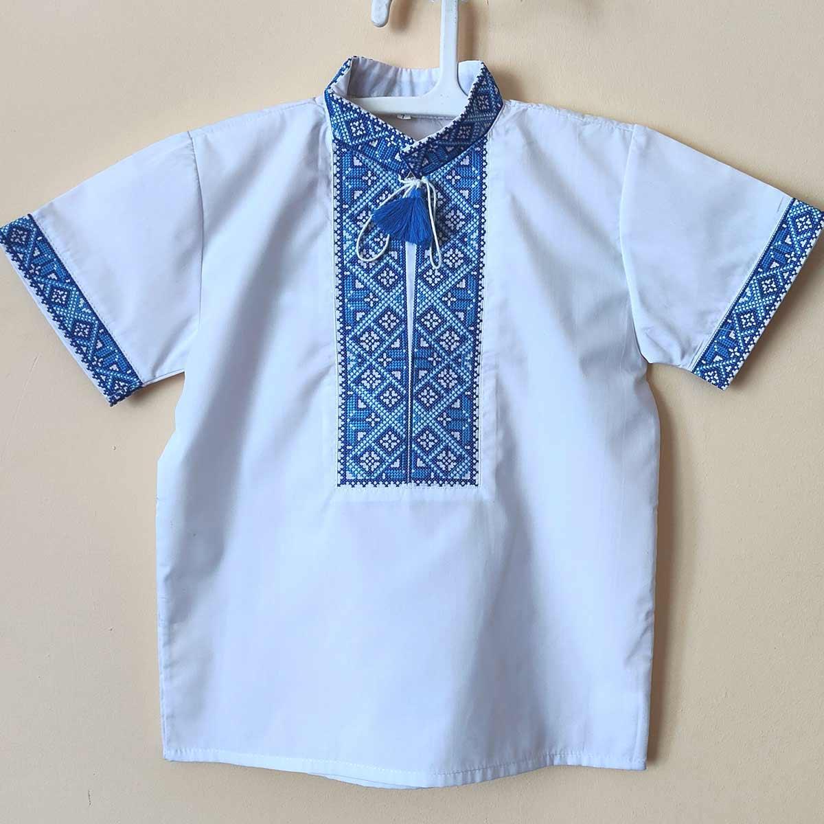 Вишиванка на хлопчика короткий рукав р.122