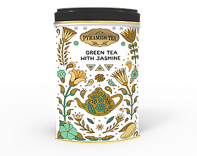 Смачний зелений чай із жасмином розсипний Рyramids tea Green Tea With Jasmine Єгипту,  Оригінал