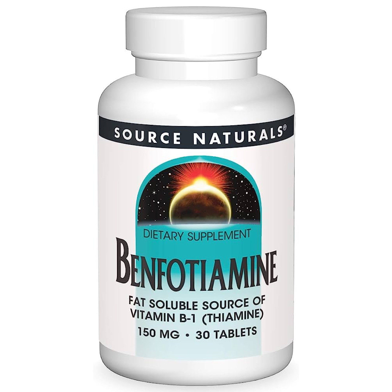 Купить Бенфотиамин, Benfotiamine, Source Naturals, 150 мг, 30 таблеток ...