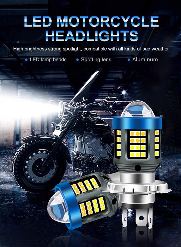 Светодиодная лампа для мотоциклов скутеров H4 LED Moto 12-48 V - фото 5 - id-p1893944442