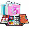 Дитячий набір для творчості Єдиниріг 145 предметів в алюмінієвій валізі, Набір для малювання, фото 8