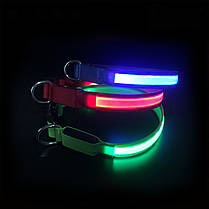 Нашийник, що світиться, на акумуляторі USB GLOW RING, Нашийник для собак, фото 5