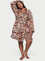 Короткий тёплый халат р.М-L Victoria's Secret Short Cozy Robe